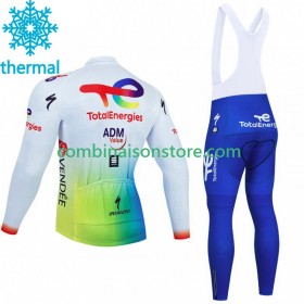 Maillot Cyclisme Hiver + Collant à Bretelles Totalenergies 2023